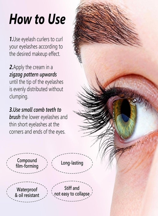 FREEORR Brown Volume Mascara, Long-Lasting Mascara with Special Eyelash Brush for vibrant Up and Out eyelashes, Waterproof, No Clumping, Creating Strength & Length Lash, Easy to Apply - Image 5